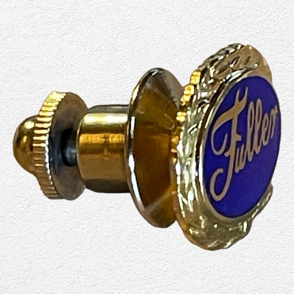 Fuller Boston Employee Service Vintage Pin BACK Tie Tack Lapel Pin Gold Tone - Picture 5 of 7